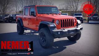 Lifted 2020 Jeep Gladiator Pickup Nemer Jeep in