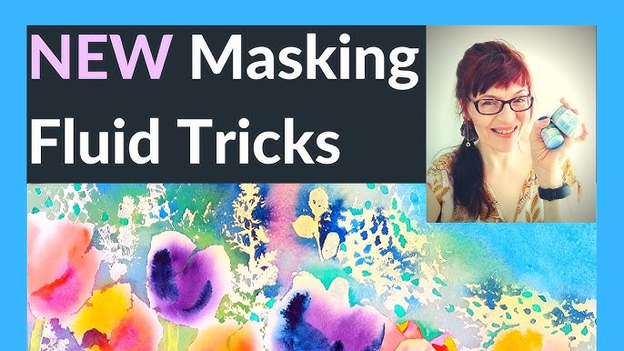 How to use art masking fluid in a variety of ways?
