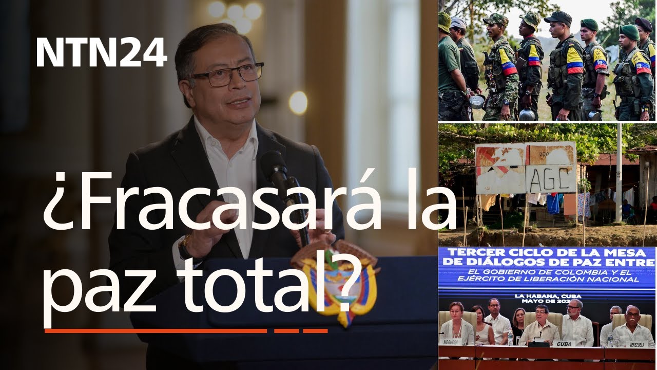 ¿Está fracasando la Paz Total del gobierno de Gustavo Petro? - YouTube