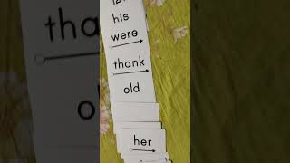 sight words flash cards