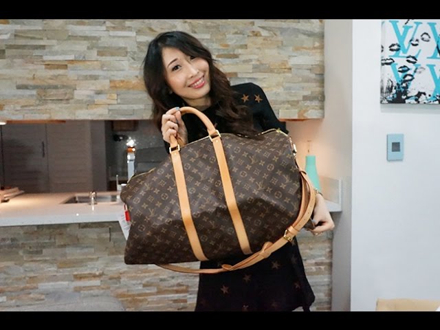 Unboxing New Louis Vuitton Monogram Eclipse Keepall 55