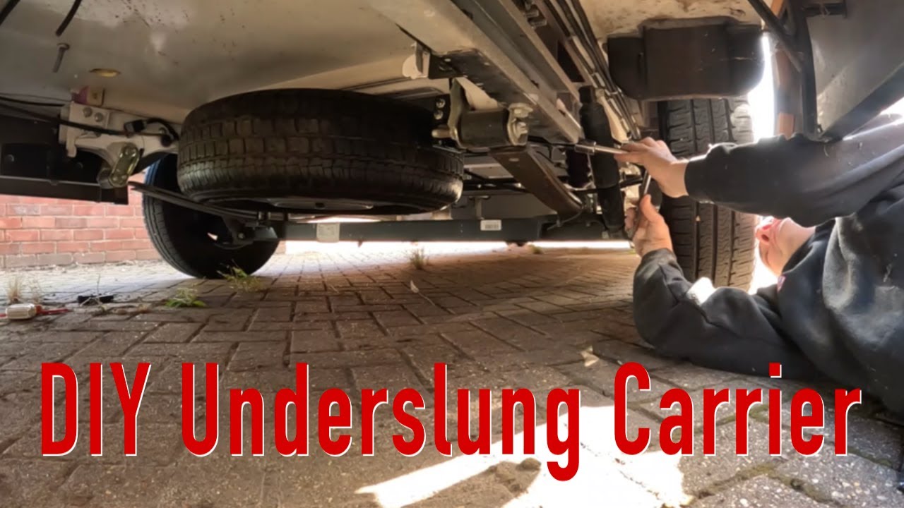 How to fit a Fiat Ducato underslung spare wheel carrier, wheel & tyre