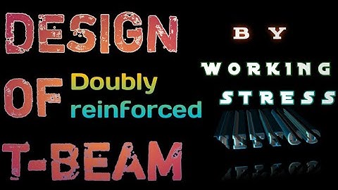 Doubly  Reinforced Flanged beam I Structural Design And Drawing I @Let