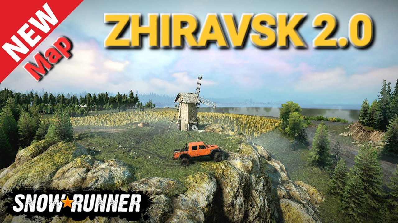 New Map ZHIRAVSK 2.0 In SnowRunner Season 9 @TIKUS19 - YouTube