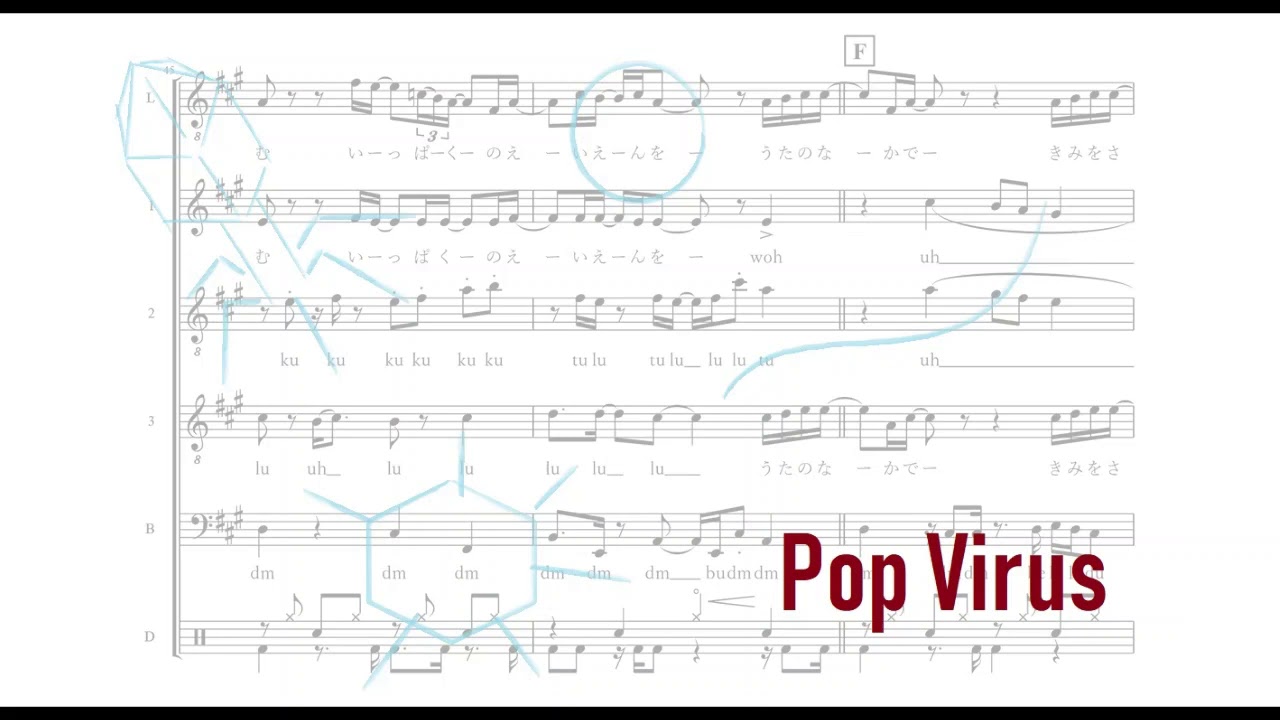 Pop Virus / 星野源 (for 6 voices a cappella) | King Score