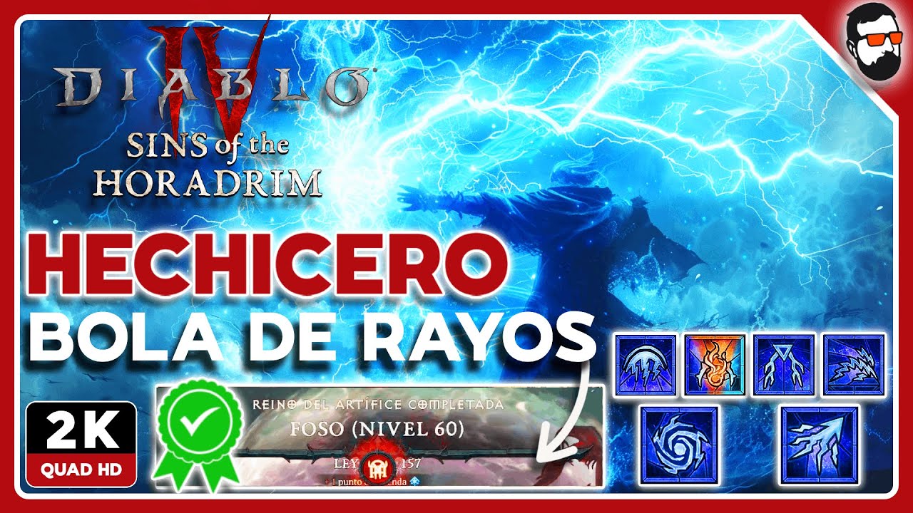 ¡BOLA de RAYOS DESTROZA TODO! La MEJOR BUILD de Hechicero en la Temporada 10 de Diablo 4
