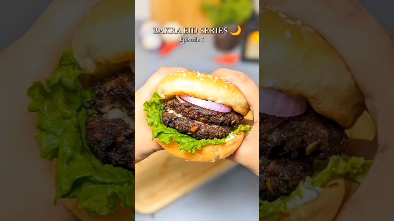 ✨CHAPLI KABAB BURGER✨