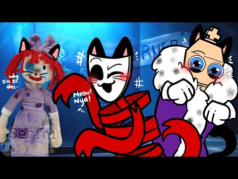 Gangle Makes Others Become Cats ?! - The Amazing Digital Circus [ AU ] // Funny Cartoon Animation