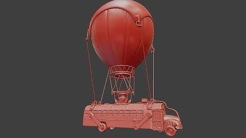 how to model fortnite battle bus in blender tutorial timelapse start to finish