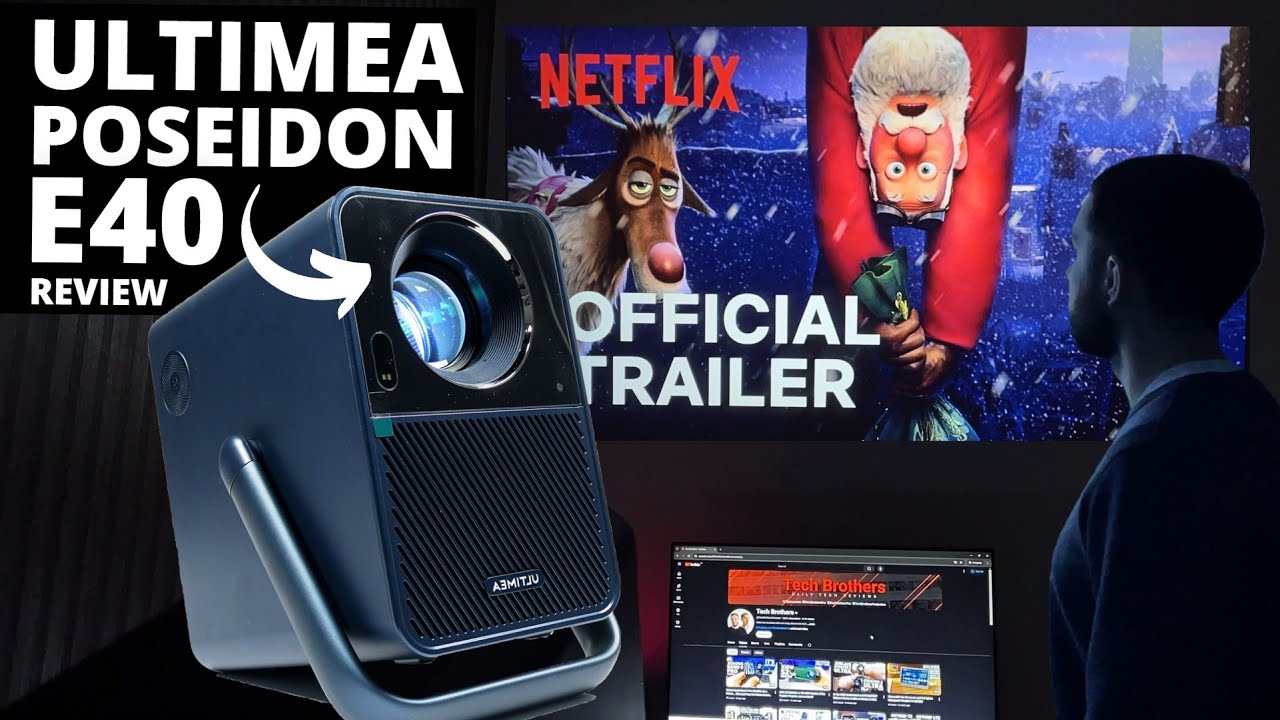 ULTIMEA Poseidon E40 REVIEW: The BEST Projector for a 2024