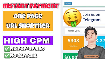 💲Best URL Shortener Without Captcha & PopAds 2022 | 1 Page Best URL Shortener ✅100% Trusted