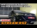 New Custom SS Downpipe & New Full SS Exhaust System | HONDA STREAM RSZ