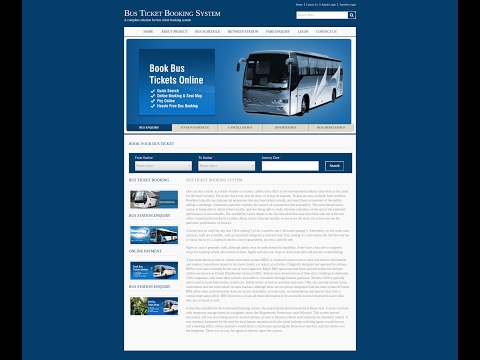 Bus Ticket Booking