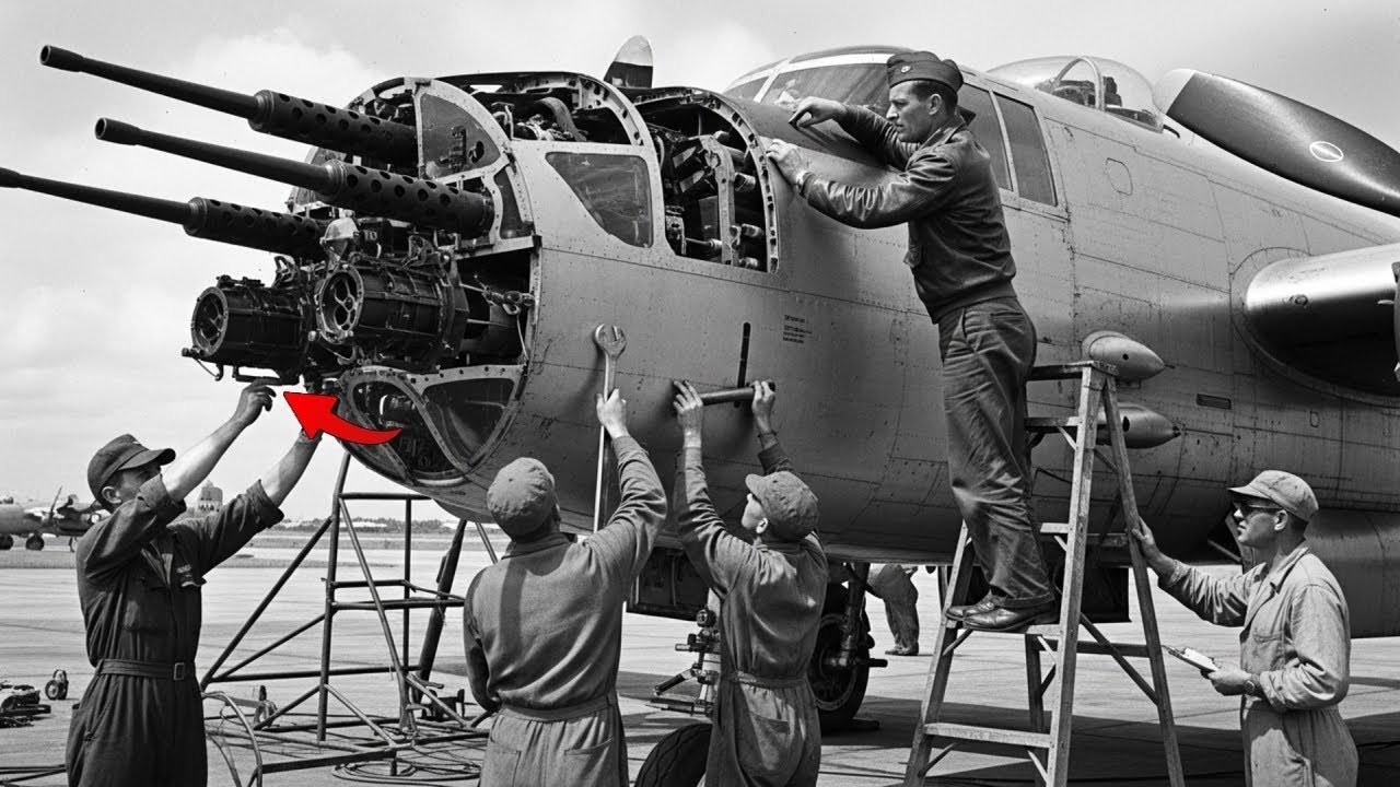 Engineers Called His B-25 Gunship 