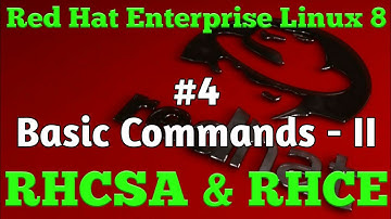 #4 Basic Commands Part - 2 in Hindi | Red Hat Enterprise Linux | RHEL | RHCSA | RHCE | Jen Tech