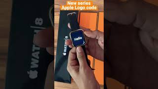 new series apple logo code | apple copy smart watches #applelogocode