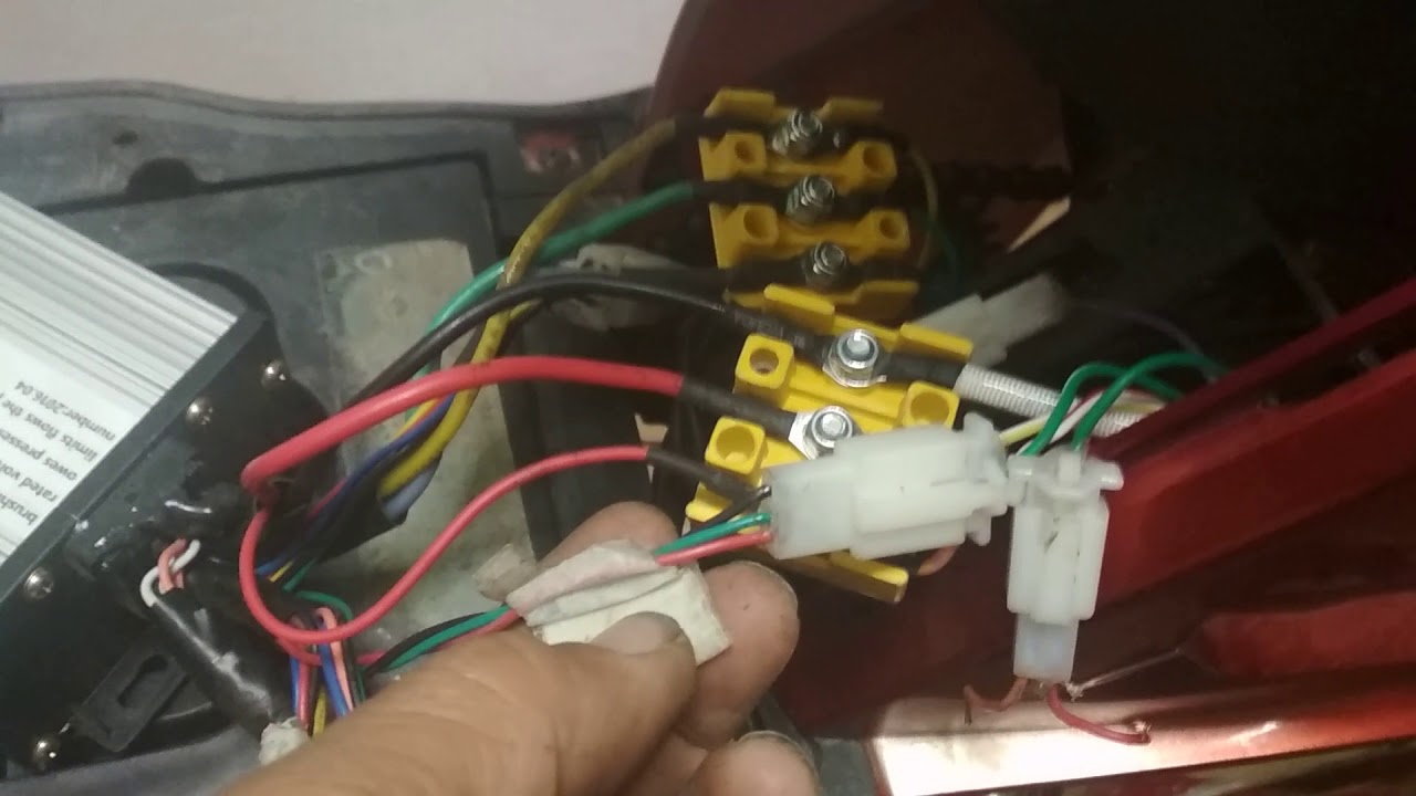 Electric Scooter 500 Watt Controller Change Default - YouTube