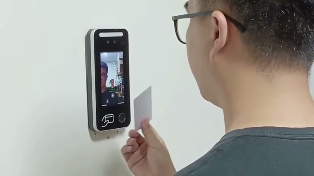 8 Inch Biometric Facial Recognition System Face Reader Attendance Machine 2GB RAM