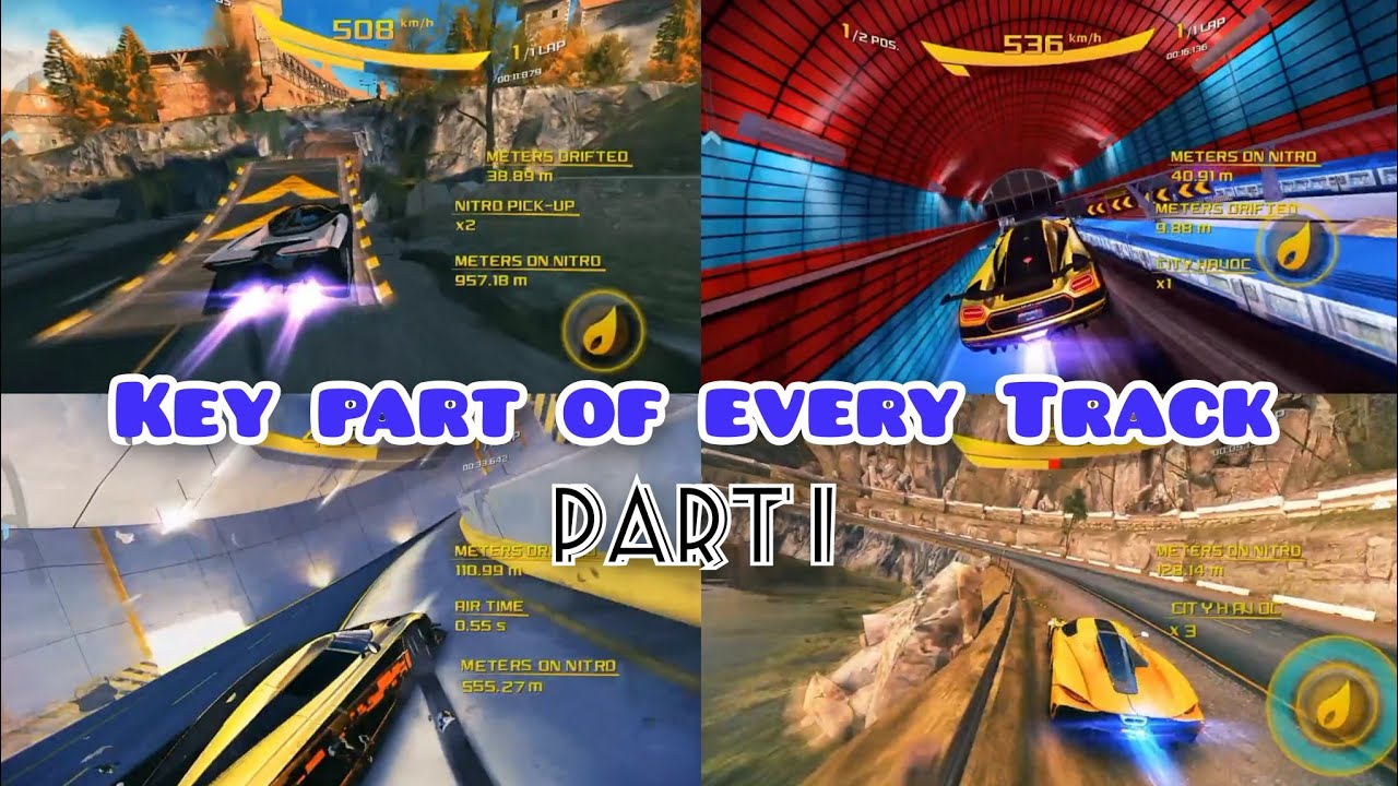 Asphalt 8 | Key part of every track😳 Part 1 - YouTube