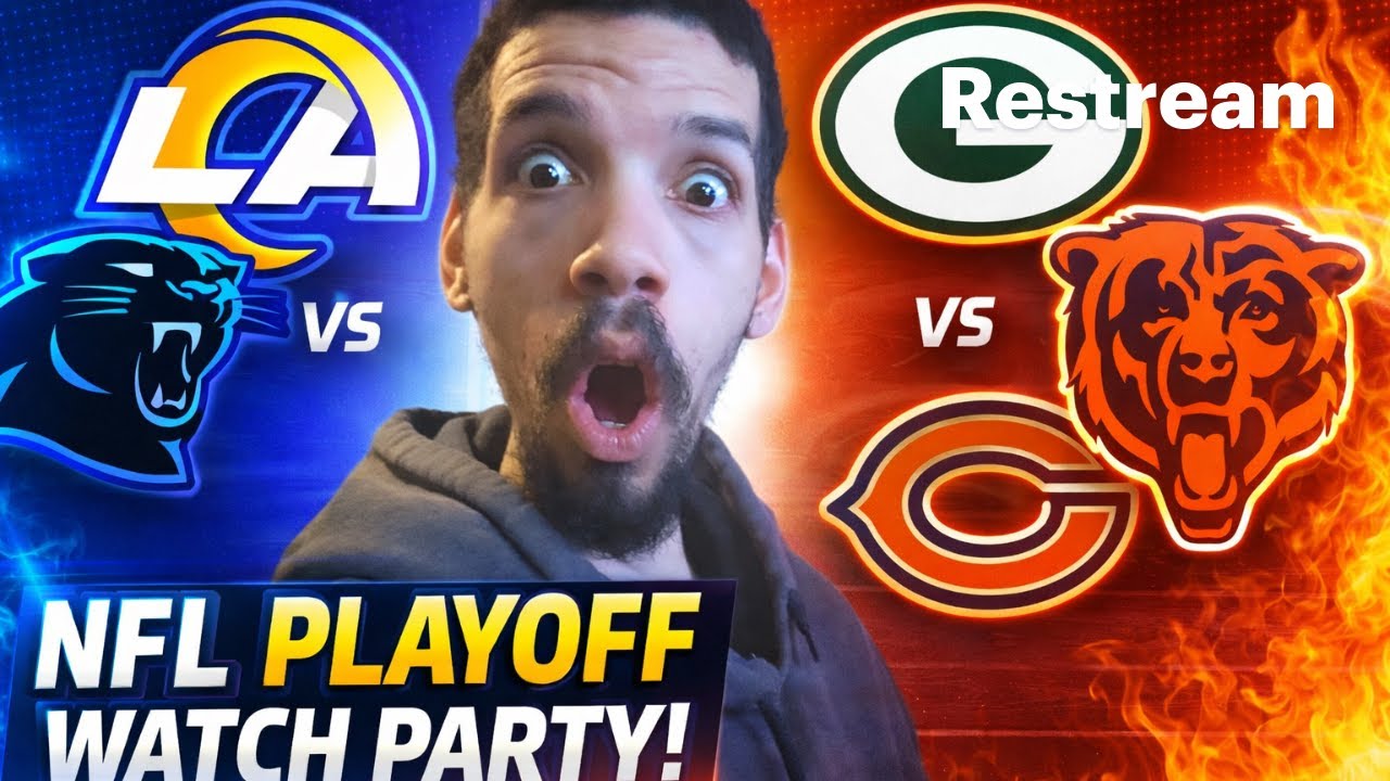 🏈 Saturday NFL Playoffs – Live Coverage & Reactions | Doubleheader Watch Party Part 1