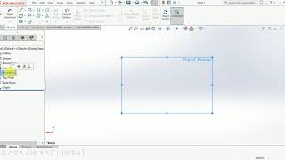 SolidWorks Tutorial 2: 1st Sketch, Type of Planes, Start Sketch, Relations