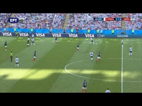 Γαλλία - Αργεντινή 4-3 Φάση των ''16'' Μουντιάλ 2018. (30/06/2018)