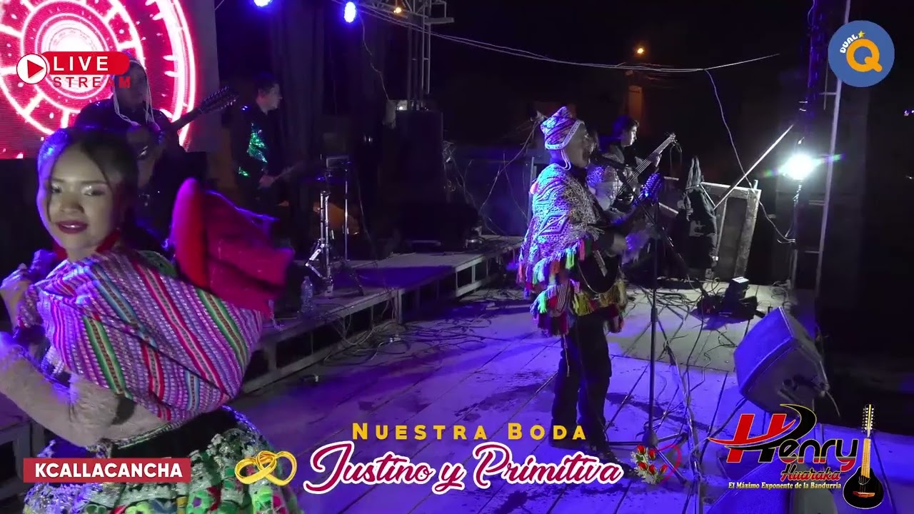 HENRY HUARAKA EN EL - MATRIMONIO DE JUSTINO Y PRIMITIVA, POR KCALLACANCHA  - PAUCARTAMBO