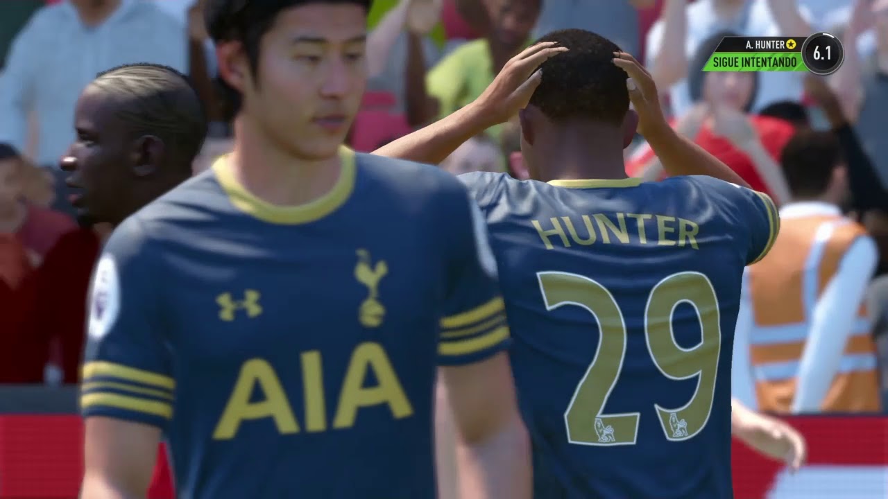 Tottenham vs  Liverpool nicio de temporada fifa 17 alex hunter*