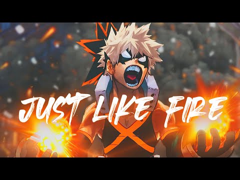 Just Like Fire ( Light Em Up ) [ AMV ] Anime Mix