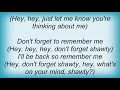 T.I. - Remember Me Lyrics