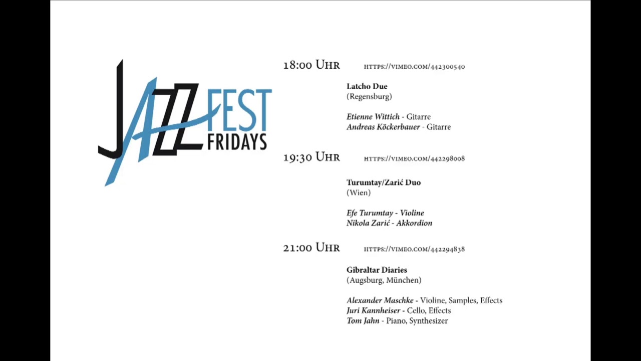 Latcho Due – Jazzfest Fridays 2020