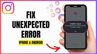 Instagram Unexpected Error Android | Clear Cache Fix