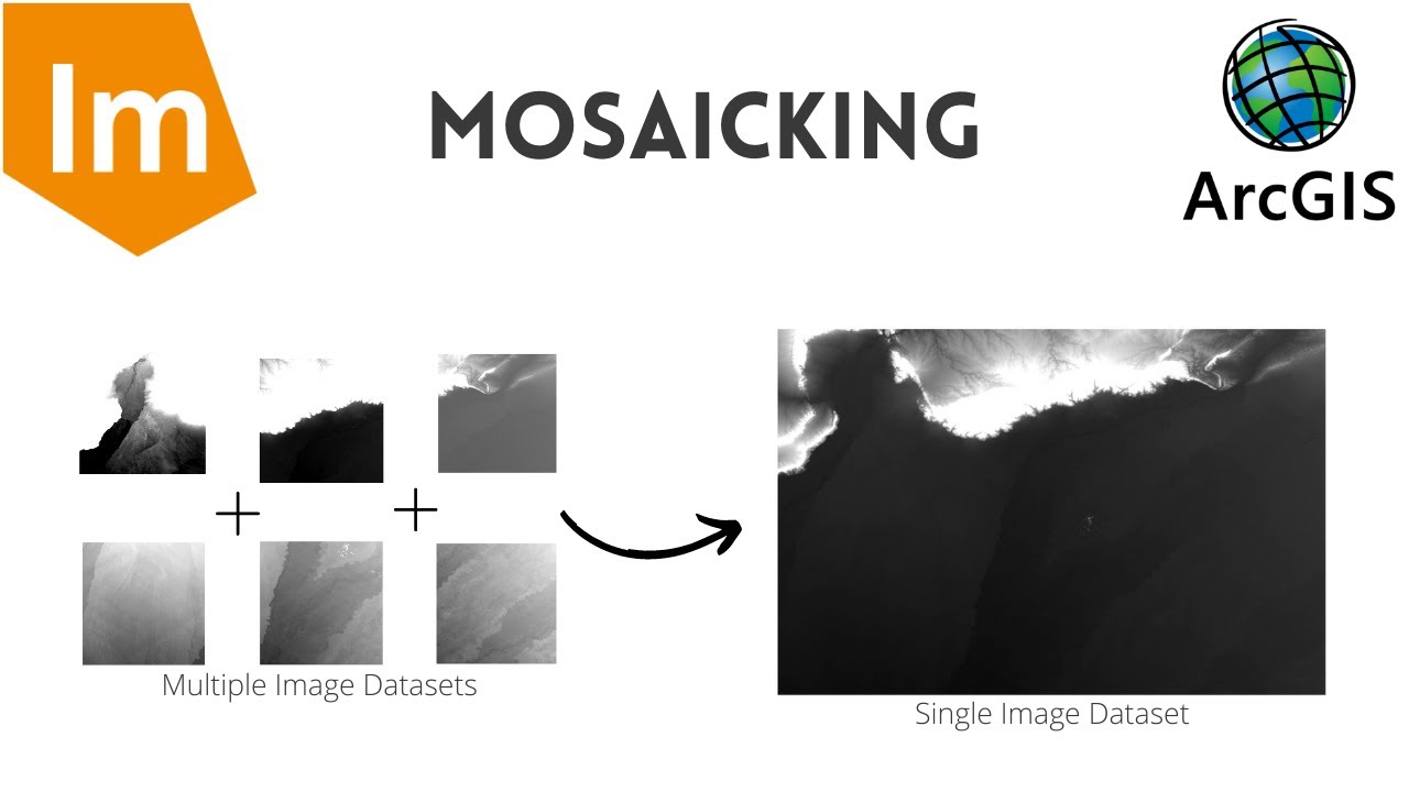 How to Mosaic Raster Datasets in ArcGIS & ERDAS Imagine | Urdu |