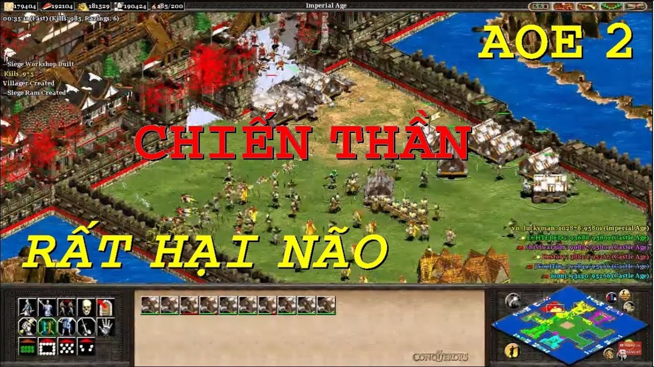 [TRỰC TIẾP ĐẾ CHẾ] 4 vs 4 RANDOM DÀN TRẬN CỰC HAY | CBA AOE 2019 VOOBLY GARENA