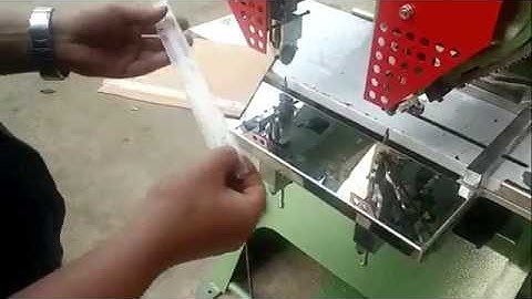 File Folder Dual Heads Adjustable Riveting Machine
