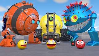 Pacman Universe LIVE: Futuristic Robotic Characters | Sci-Fi 3D Animation Showcase 🛸
