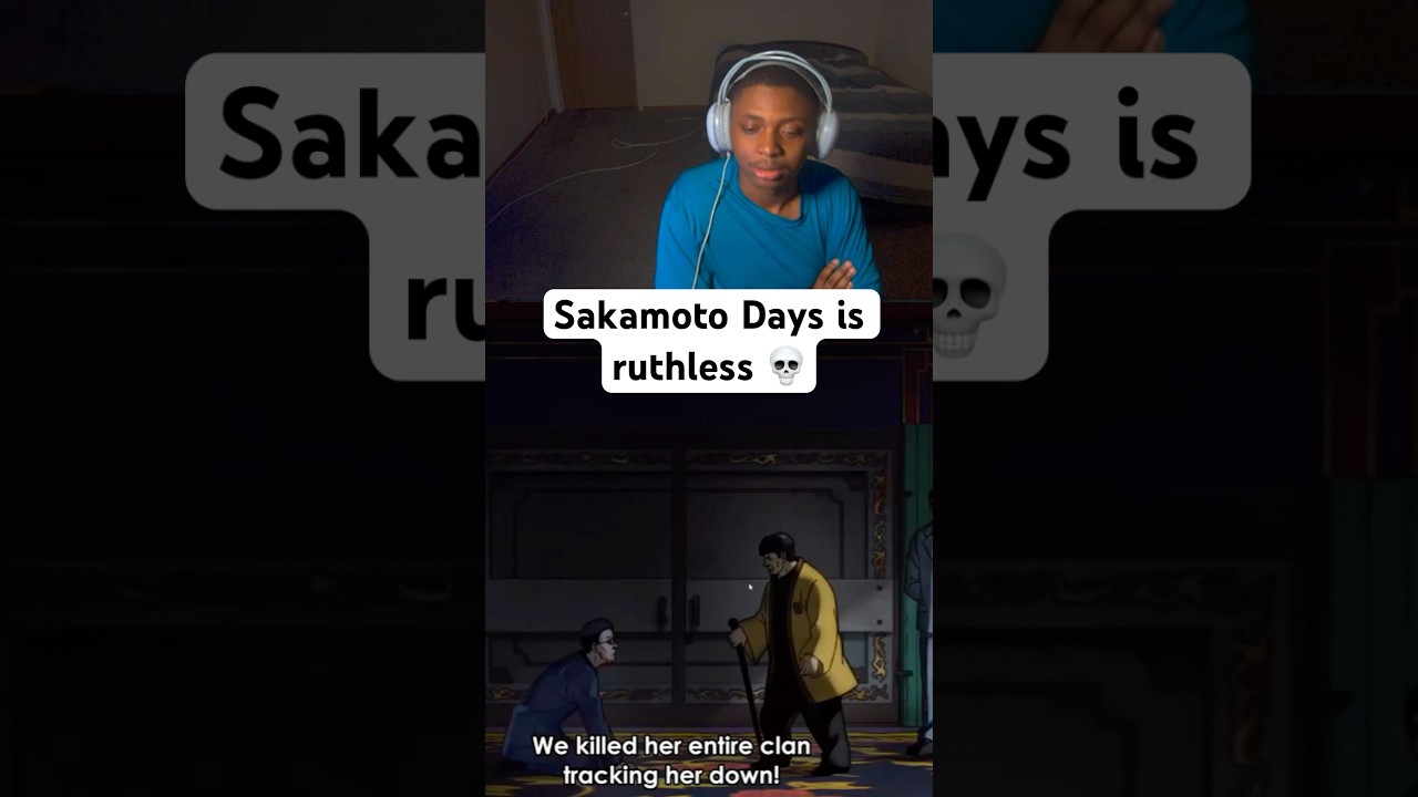 It gets heavy #sakamotodays #animereaction #anime