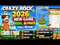 Crazy Rock Game Withdraw Prof | Real OR Fake Earning Game 2026 | Play Game Earn Points | Full Detail