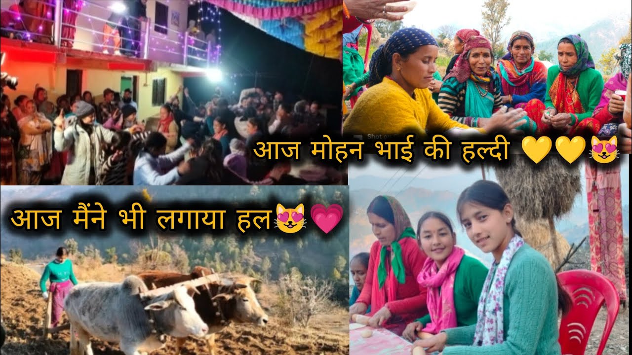 आज गांव में है शादी और 💛 तारा दी भी पहुंच गयी है शादी में 😻🌺