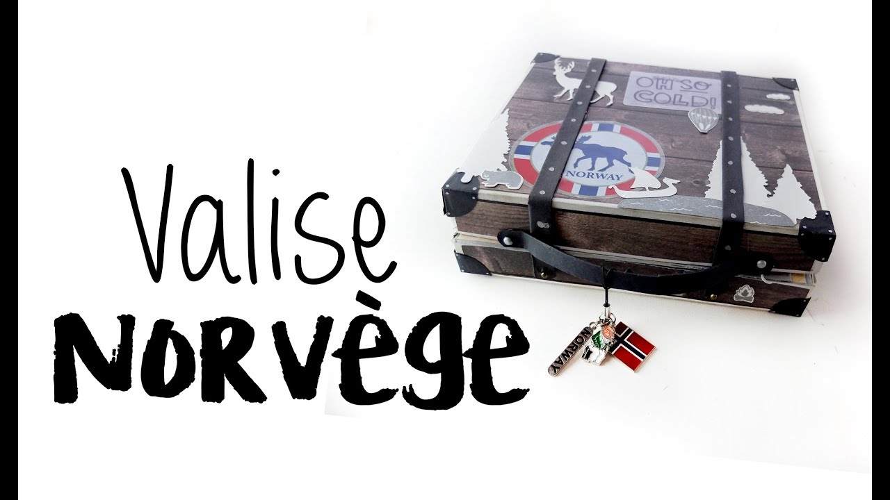 La valise Scrapbook souvenir NORVÈGE + Giveaway