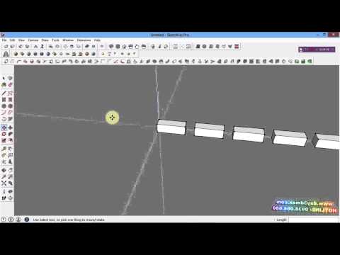 Học 3d sketchup 15 Hướng dẫn sử dụng lệnh Move learning sketchup study 3d how to use move tool