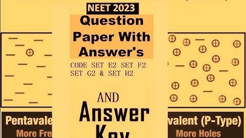 NEET 2023 CODE SET E2; SET F2; SET G2 AND SET H2 PAPER WITH ANSWER KEY; MICROPYLE; COROLLA - 2;