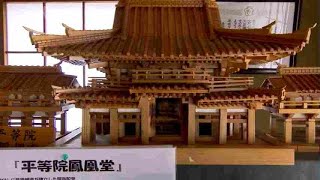86-year-old master of Buddhist temple models makes them from