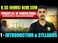 principles of Agricultural economics and farm management | bsc agriculture classes