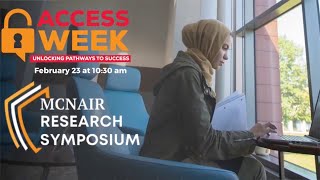 McNair Research Symposium Invite, Rutgers Access Week 2022