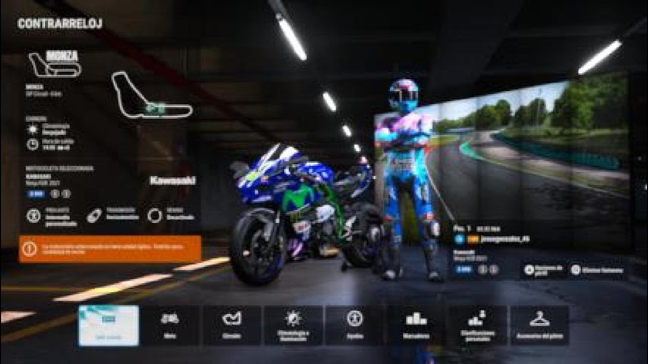 Ride 5 Monza Hotlap (PS5 World Record Kawasaki Ninja H2R 2021)