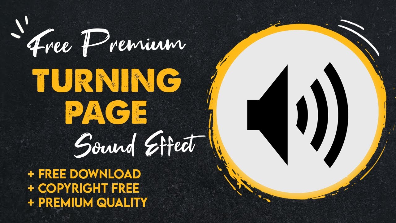 Turning Page Sound Effect (Paper Book Turn Reading) | FREE 4K DOWNLOAD - NO COPYRIGHT