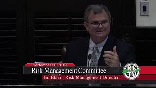 Risk Management Committee - September 26, 2019