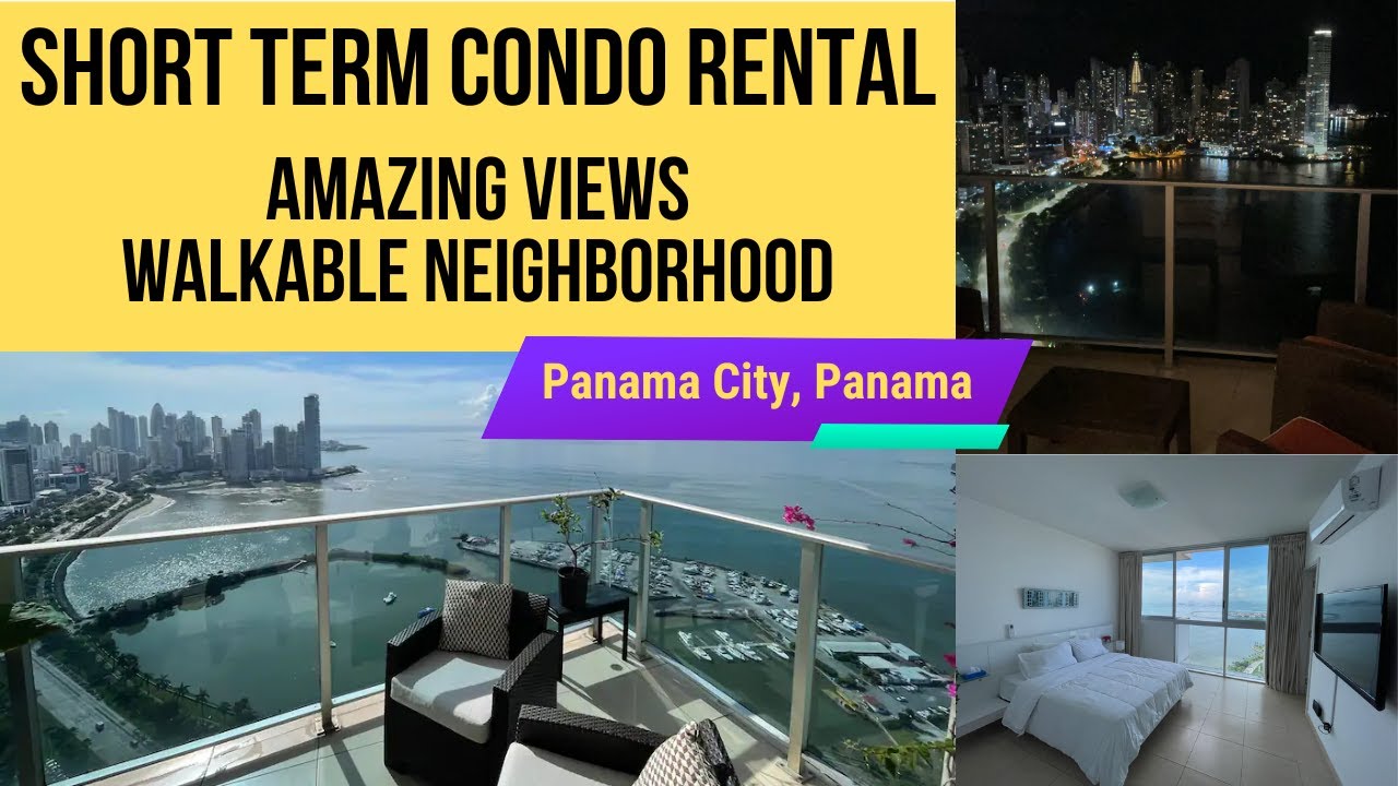Panama City Short Term Condo Rental Tour AMAZING VIEWS!!!!! YouTube