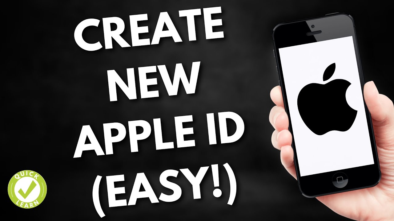 How To Create New Apple ID (Fast & Easy) - YouTube
